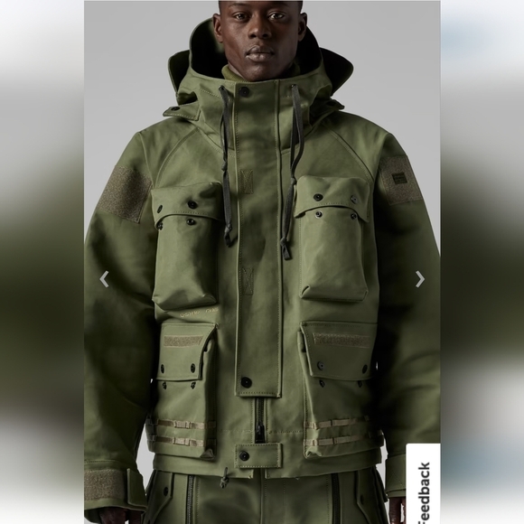 NEW G-STAR RAW E Photographer Field JacKet Shadow Olive Green Sz L MSRP $1490 - Picture 1 of 16